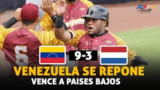 RESUMEN: VENEZUELA SE REPONE; VENCE A PAISES BAJOS