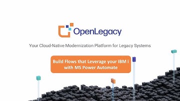 OpenLegacy Demo - Build Flows that Leverage your IBM i with MS Power Automate