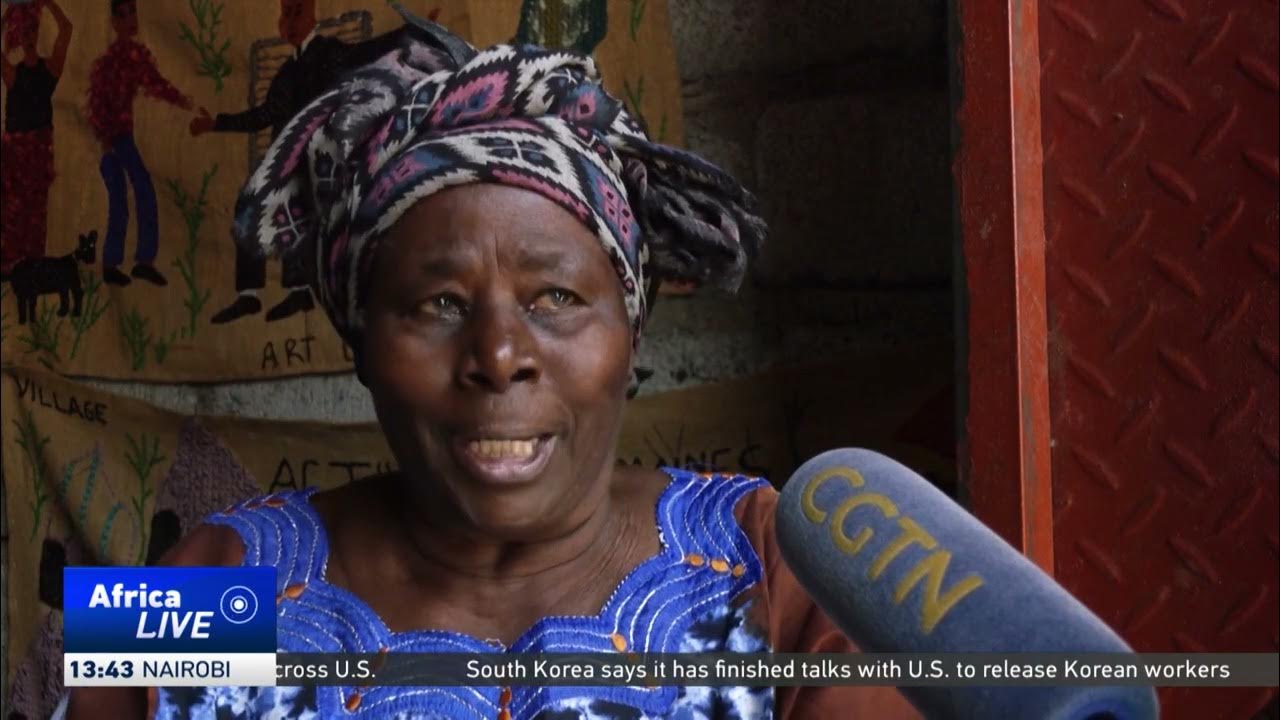 Congolese artist uses embroidery to document decades of conflict