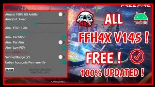 😱SAIU!!😱 MOD MENU FFH4X V145 CRACKED FF 1.123.X 100%ANTBLACKLIST - ANTIBAN! screenshot 5