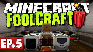 Minecraft FoolCraft 3 - Extracting Tree Fluid! #5 [Modded Survival]