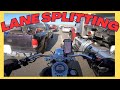 Lane splitting on the Kawasaki Vulcan 900 classic