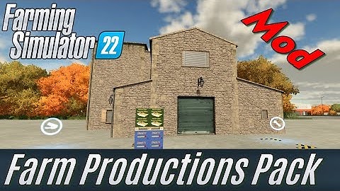 FS22: Farm Production Pack Mod Presentation - my own Mod