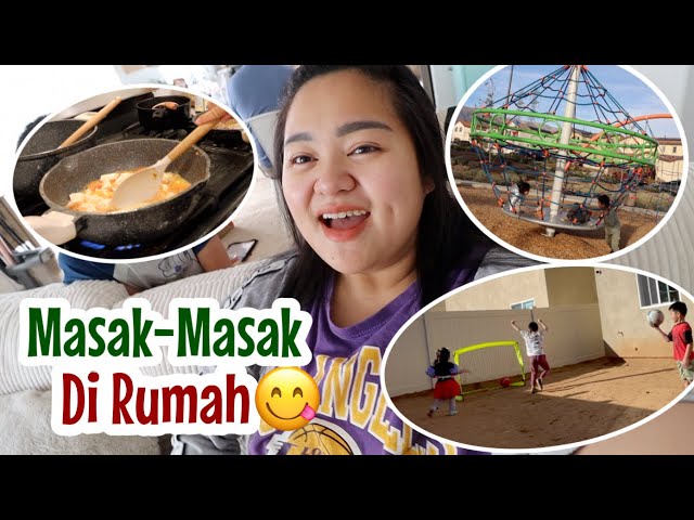 Masak di rumah!😍 main soccer di backyard⚽️ Vlogmas day 9-10🎄 | 613 class=