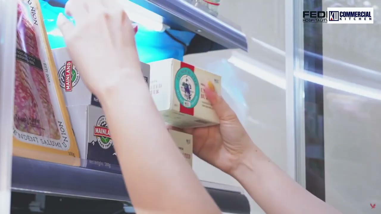 Thermaster DC-125B Supermarket Display Fridge – 2 Door R290 Chiller for Energy-Efficient Retail