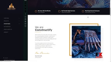 Constructify Construction WordPress Theme      Wayland Ibrahim