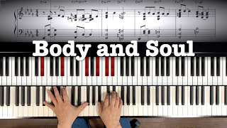 Video thumbnail of "Body and Soul  Jazz piano"