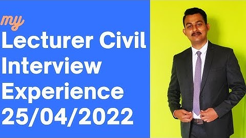 My UPPSC Polytechnic Lecturer Civil Interview Experience 25/04/2022