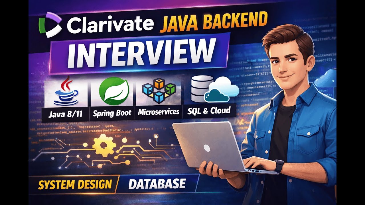 🔔 Собеседование в Clarivate на должность Java | Опыт работы 2–7 лет | Java 8/11 | Spring Boot | М...