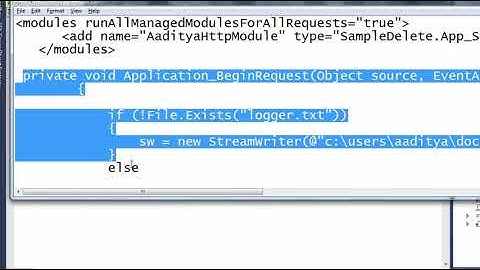 What is HttpModule   How to Implement Custom HttpModule in ASP NET MVC
