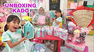 BUNDA UNBOXING KOTAK KADO 😍ULANGTAHUN LEIKA KE 7