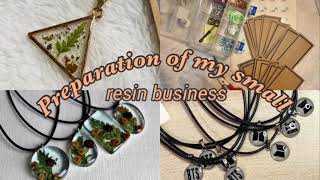 Preparation of my small resin business|| resin craft🦋