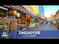 Singapore Little India Walking Tour (4K UHD) - Travel Guide Video