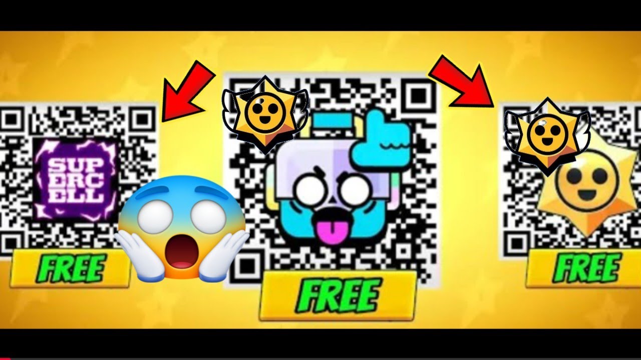 4 Secret Qr Codes to get FREE stuff in Brawl Stars - YouTube