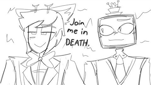 JOIN ME IN DEATH - RADIOSTATIC/HAZBIN HOTEL ANIMATION.