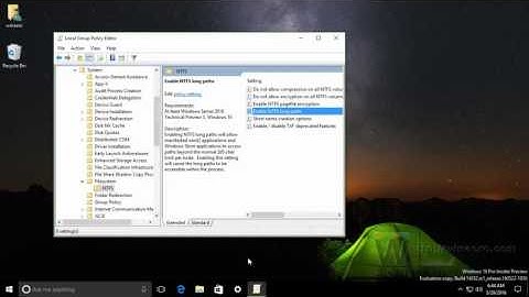 NTFS Long Paths - Enable or Disable in Windows 10