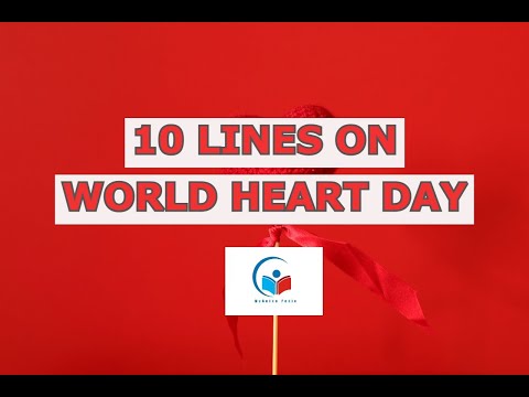 10 Lines on World Heart Day | 29 September World Heart Day| Short Essay on World Heart Day