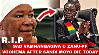 Sad🤯Mnangagwa & Zanu-PF in pain after Former Senator & War Veteran Eunice Sandi Died in Bulawayo💔😥