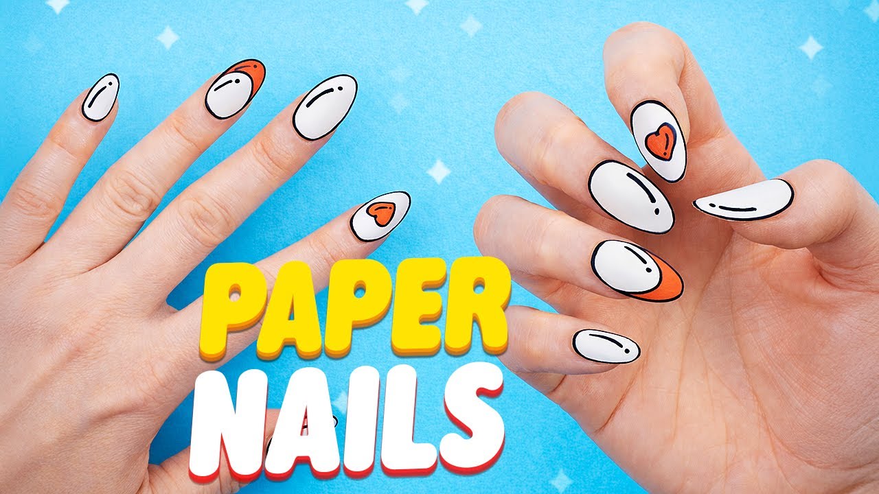 How To Make Fake Nails at Home with Paper | Easy Paper Nails Tutorial