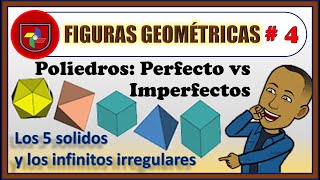 Only 5 PERFECT vs IMPERFECT: Regular and Irregular Polyhedra | Geometry #4 #elprofecarlos