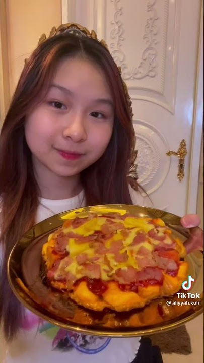 bikin piza tanpa oven?! tiktok alliyah kohl terbaru
