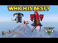 GTA 5 THRUSTER VS GTA SAN ANDREAS JETPACK : WHICH IS BEST?