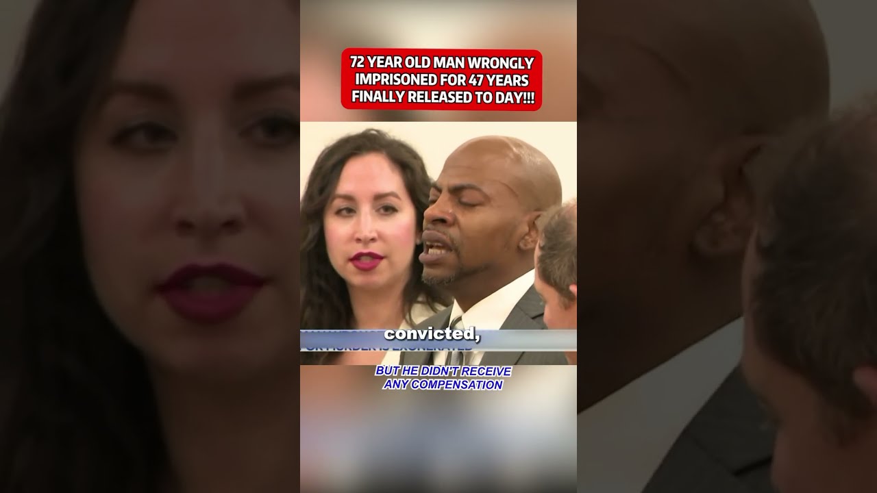 Shorts 72 YEAR OLD MAN WRONGLYIMPRISONED FOR 47 YEARSFINALLY RELEASED TO DAY New Court Crime
