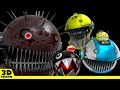 Pacman & Chain Chomp VS SPIKE ROBOT PACMAN