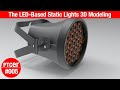 The ledbased static lights 3d modeling  ptcer