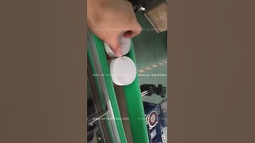 Irregular oval shape food bottle label wrap automatic labeling machine