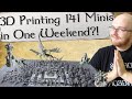Can I 3D Print over 140 Tabletop Minis in One Weekend?