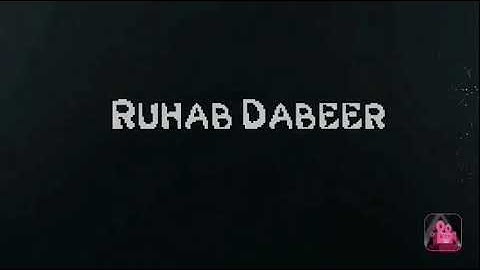 Intro For Ruhab Dabeer (Intro Maker)
