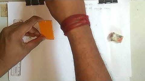 Prob 16 A rectangular lamina, finding inclination with both planes