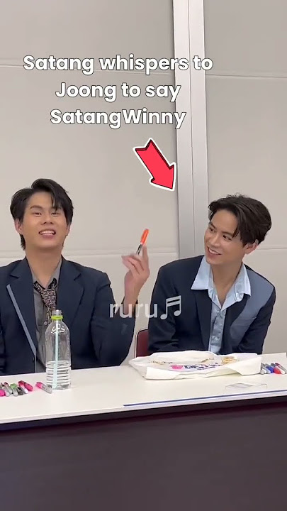 Satang is so happy when his friends help him with this 😂❤️ #satangwinny #winnysatang #joongdunk