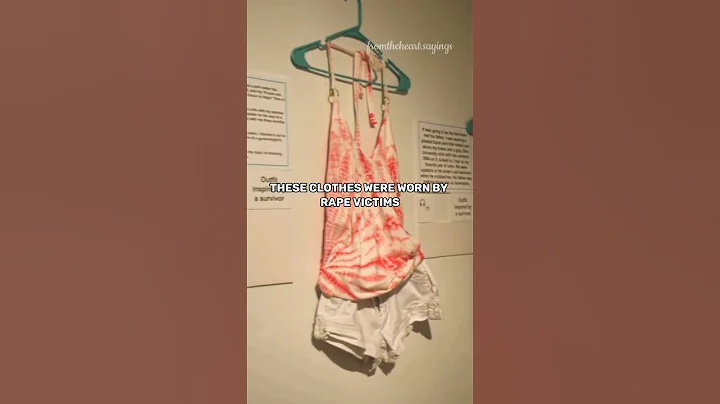 "What Were You Wearing"💔 #shorts #youtubeshorts #exhibition