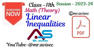 13. Linear Inequalities
