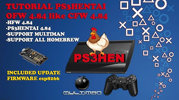 TUTORIAL OFW 4.84 PS3 SUPER SLIM HENTAI INSTALL MULTIMAN + FIRMWARE ESP8266 DONGLE [LINK]