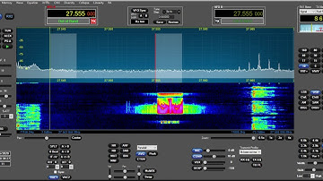 Pictures in the waterfall on Apache labs Anan SDR