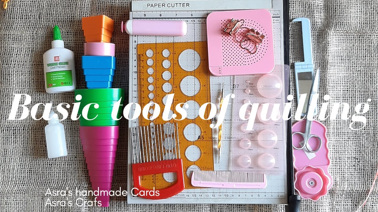 Introduction to Paper Quilling  Paper Quilling Tools Demo & How to Use  Basic Quilling Tools 