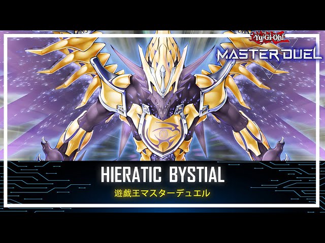 Bystial Hieratic - Hieratic Seal of the Heavenly Spheres  / Ranked Gameplay [Yu-Gi-Oh! Master Duel] class=