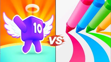 Level Up Numbers Vs Pencil Rush 3D - All Max Level Funny Gameplay (Android iOS)