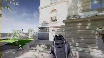 Unreal Engine: Outdoor test using automated mesh generation from LiDAR data