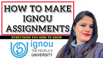 IGNOU assignments kaise banayen? dos and don
