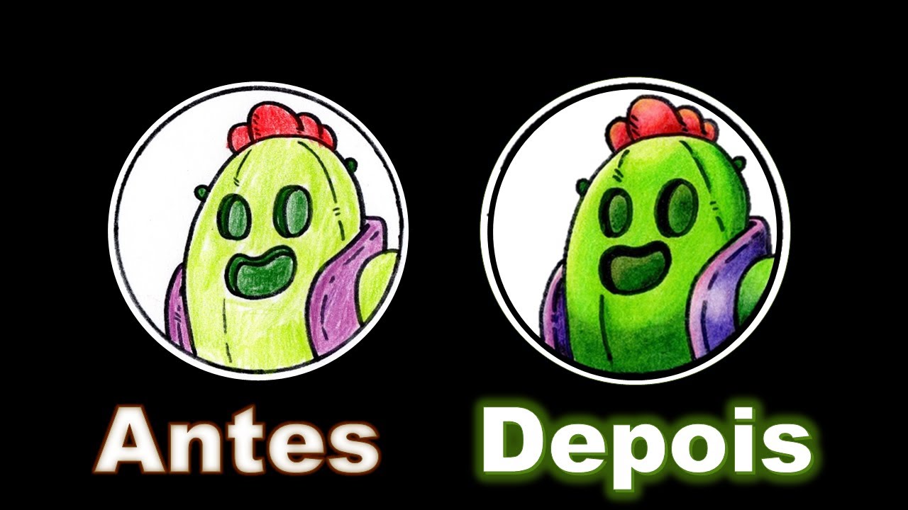 imagens para colorir brawl stars spike