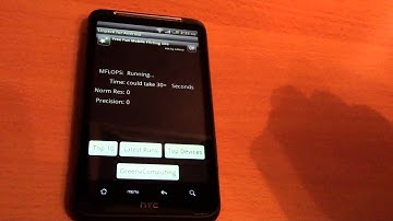 HTC Desire HD Linpack Benchmark