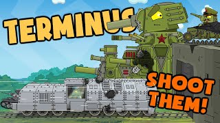 Stolen Armored train - Next stop is “Soviet Fortress” - Cartoons about tank