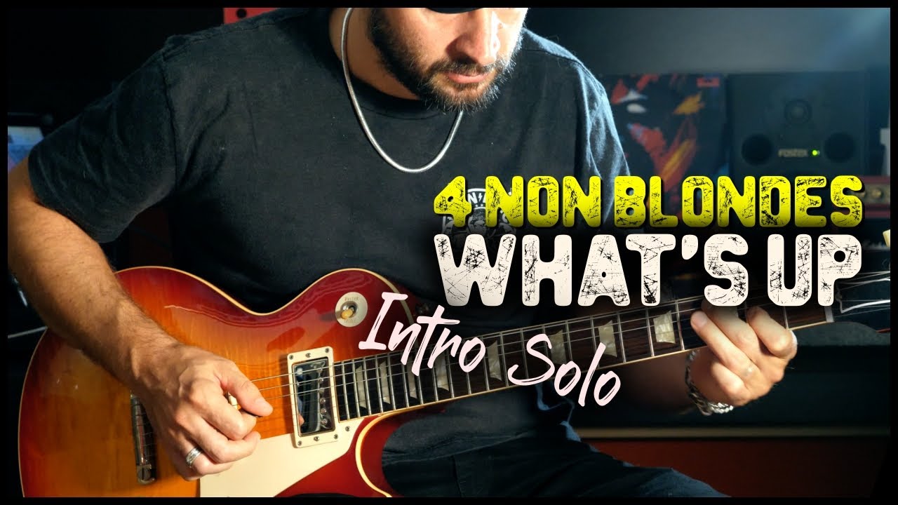 What's Up (4 Non Blondes) - Guitar Solo - Guitar Lesson with Matt Bidoglia