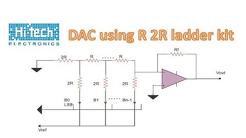 Digital To Analog Converter Using R-2R Ladder Trainer Kit