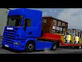 Universal Truck Simulator:POV Driving My Scania R730 V8 with Lots of Turbo Sounds