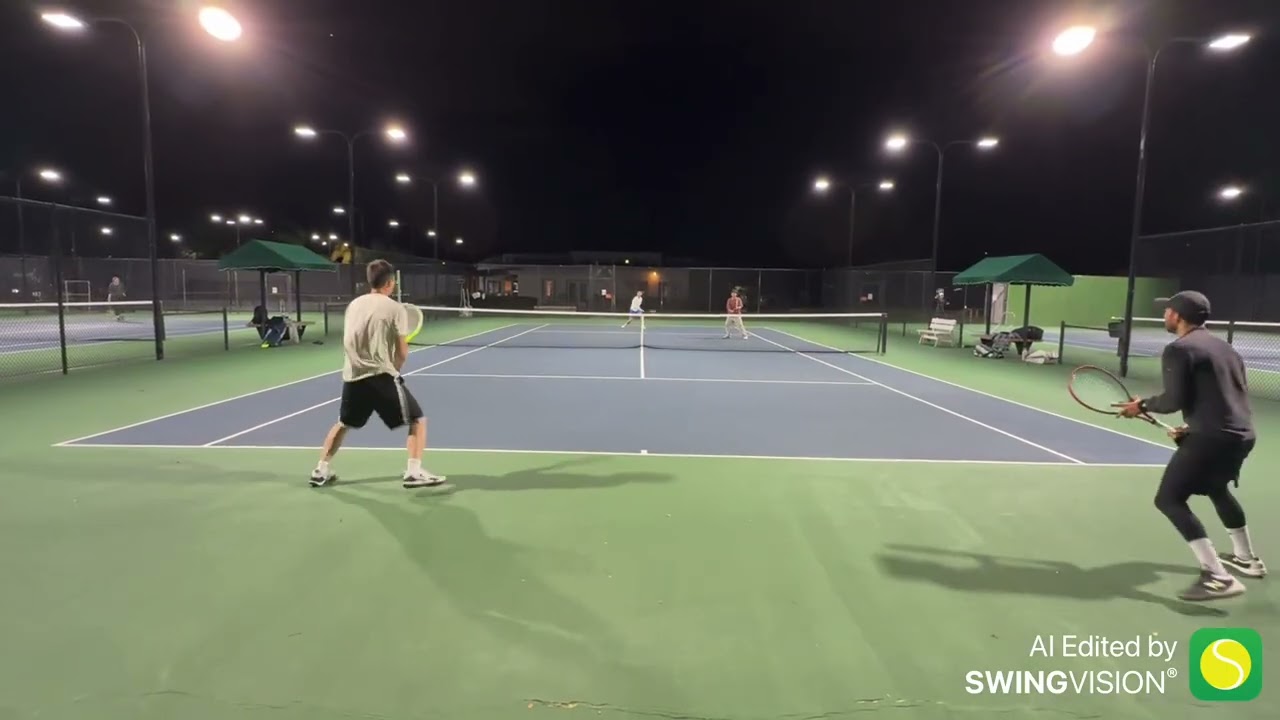 Jimmy/Ben vs. Robert/Garland. UTR Doubles Match. 2/24/2026